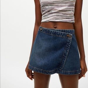 ISO urban outfitters denim wrap skirt